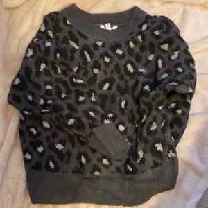 Cheetah print sweater!